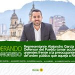 CONGRESISTAS DEL PARTIDO ALIANZA VERDE POR RISARALDA, CAROLINA GIRALDO Y ALEJANDRO GARCÍA, RESPALDAN A KATEHERINE MIRANDA, PARA PRESIDENCIA DE LA CÁMARA DE REPRESENTANTES  PARA EL PRÓXIMO PERIODO QUE INCIA EL 20 DE JULO DE 2024.