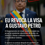 Visa de EE. UU. revocada a Petro tras polémica en Nueva York.