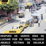 brutal robo le costó la vía luego de permanecer 18 días hospitalizado