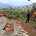 ¡Construcción en riesgo! Comunidades de La Fría denuncian fallas estructurales en vía terciaria y muro de contención